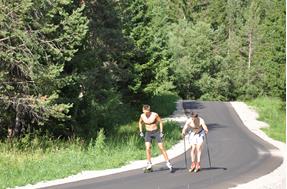 Roller skating track