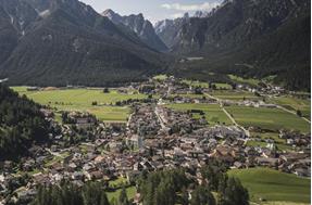 Dorfzentrum von Toblach