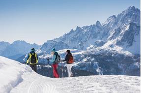 Winter in den Dolomiten