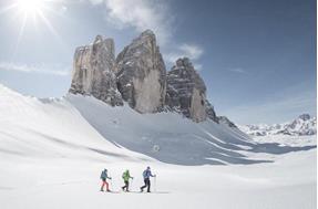 Winter in den Dolomiten