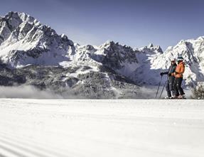 Skigenuss in den Dolomiten