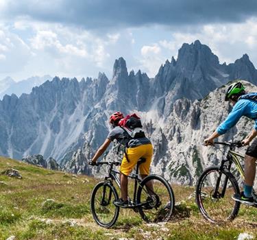 Andare in mountainbike Dolomiti