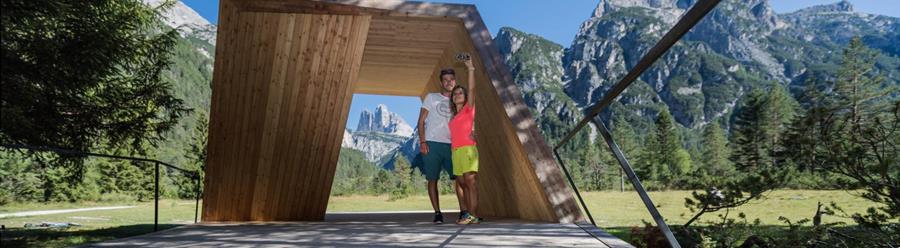 Drei Zinnen Blick in Toblach